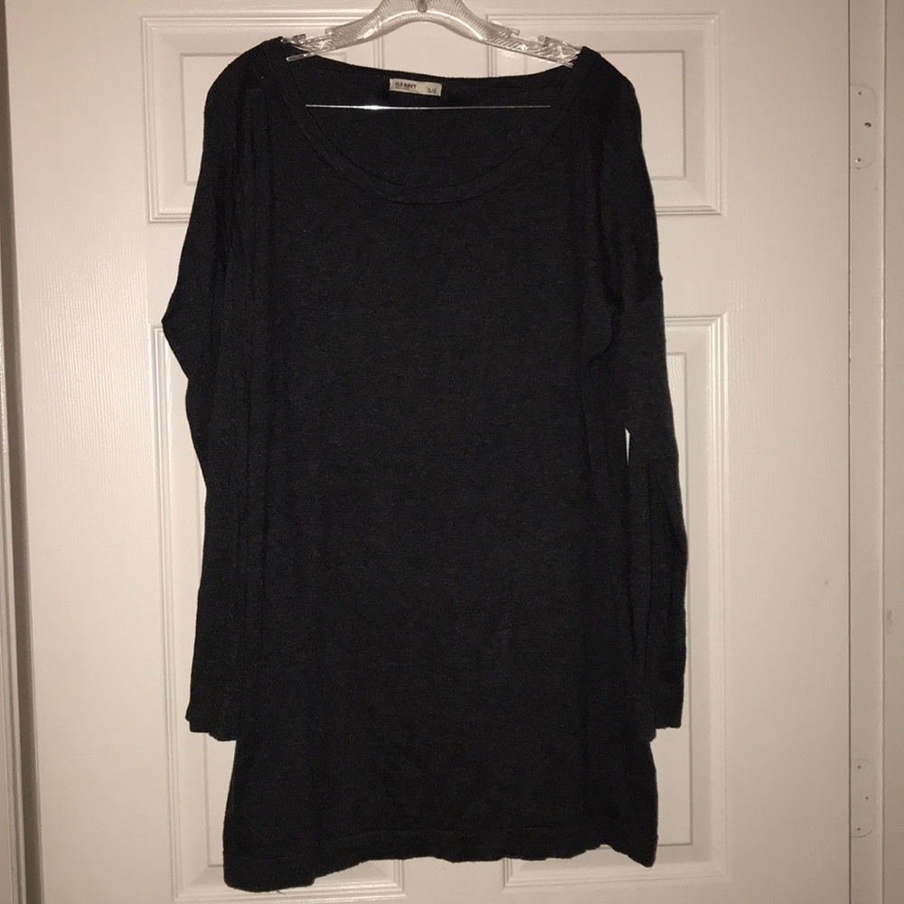 Dark Heather Gray Sweater Dress